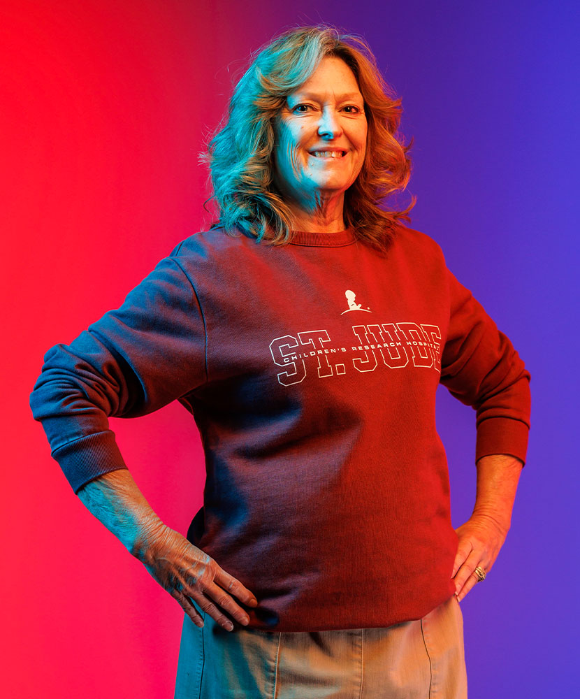 St. Jude Block Letter Comfort Colors Sweatshirt
